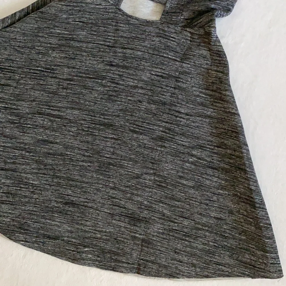 Abercrombie & Fitch | High Neck Skater Ladder Back Scuba Sleeveless Mini Dress - Picture 15 of 16